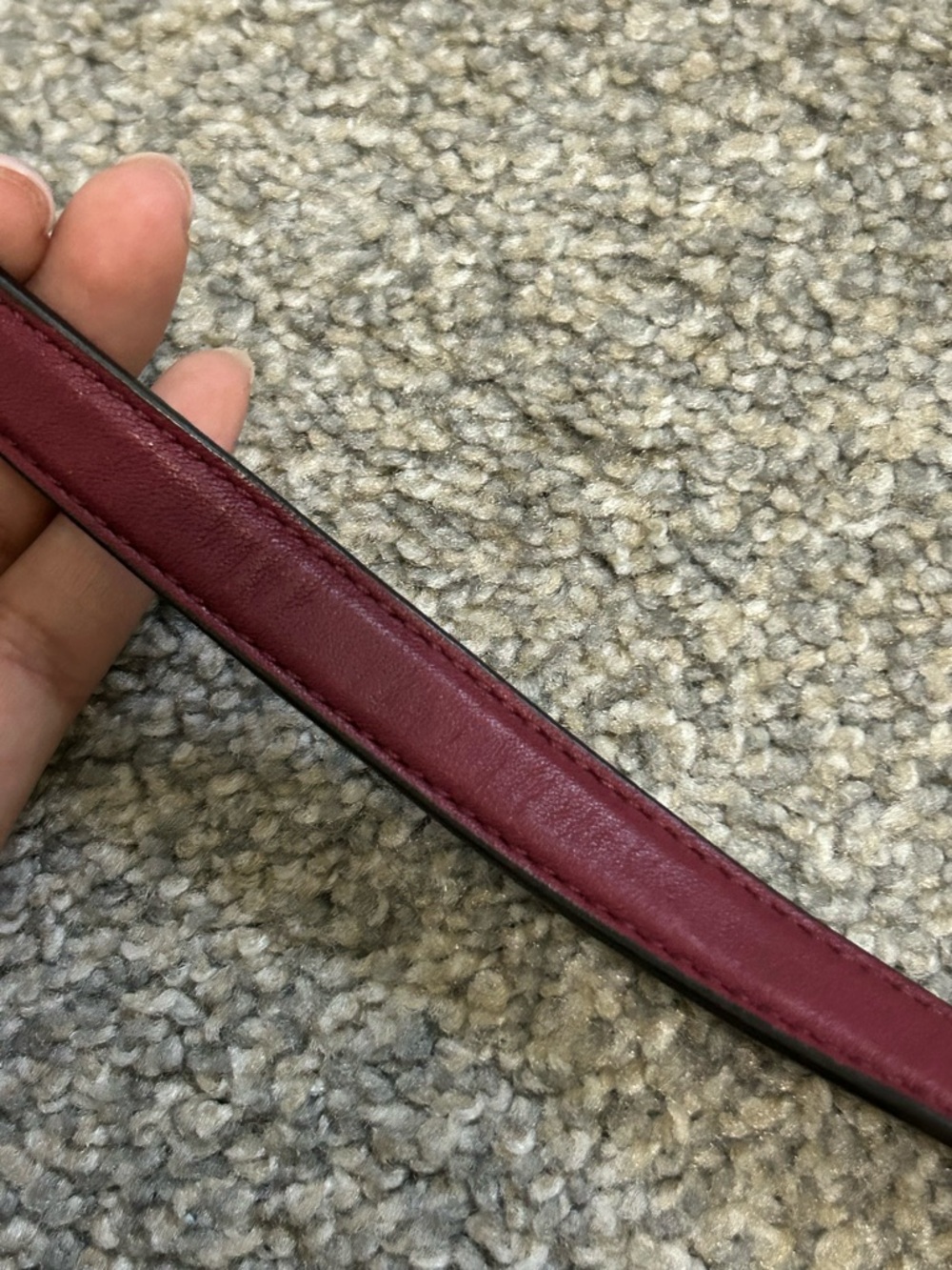 Coach Leather Crossbody Bag in Burgundy - Picture 6 of 10